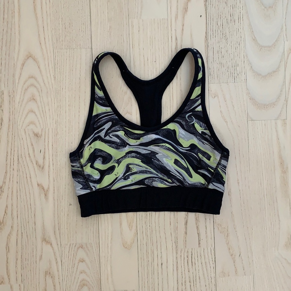 🍋🥒marble sports bra🍋🥒